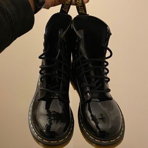 Dr Martens 1460 patent leather boots